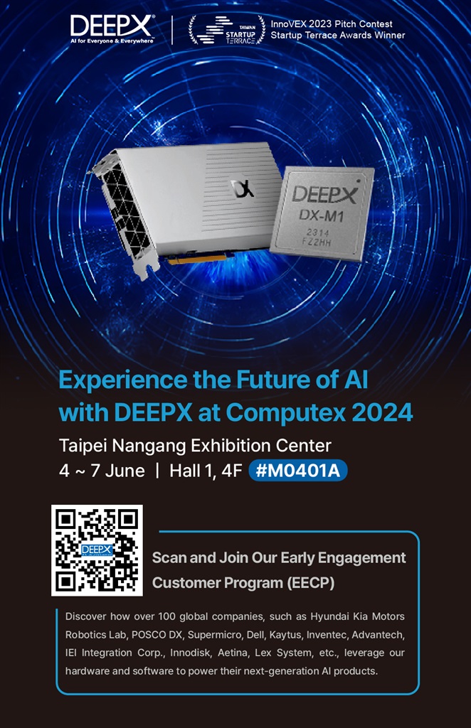 Experience the future of AI with DEEPX at Computex 2024