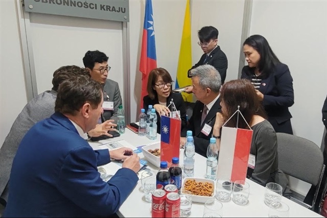 Taiwan's defense industry delegation visited Poland in Sep. 2023.  Credit: TW-DIDA