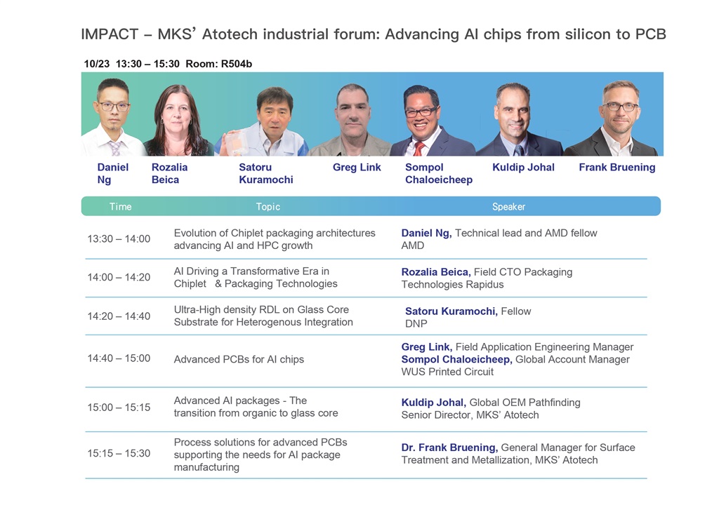 IMPACT - MKS' Atotech industrial forum: Advancing AI chips from silicon to PCB