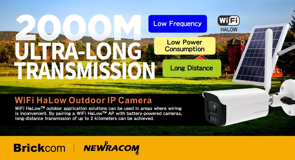 BRICKCOM WiFi HaLow Outdoor IP Camera