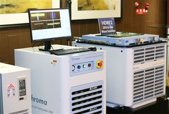 Credit: Chroma  Caption: Live demonstration of the Chroma 3680 Advanced SoC Test System