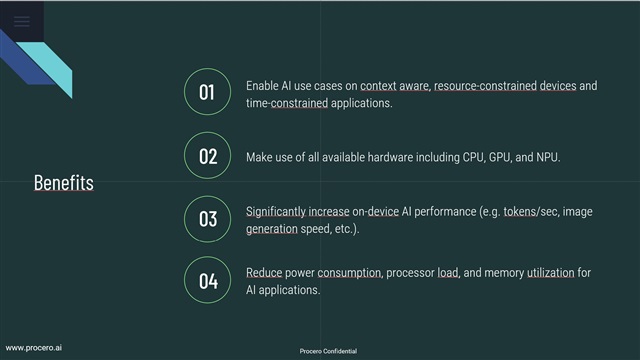 Benefits of Procero inference engine for edge AI