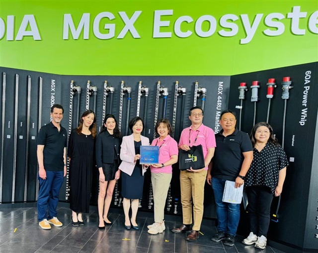Nvidia Global Vice President and Taiwan General Manager Eunice Chiu, alongside Chenbro CEO and General Manager Ya-Nan Chen. Credit: Chenbro