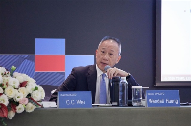 TSMC SVP & CFO Wendell Huang. Credit: DIGITIMES