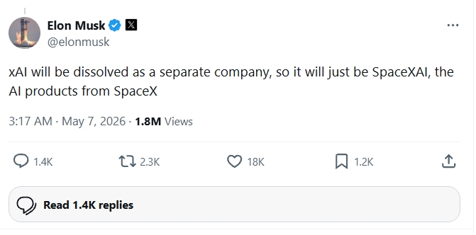 Credit: Elon Musk's X