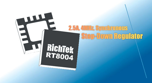 RichTek Technology introduces synchronous step-down regulator