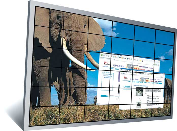 Armas Computer showed a high-quality LCD TV wall