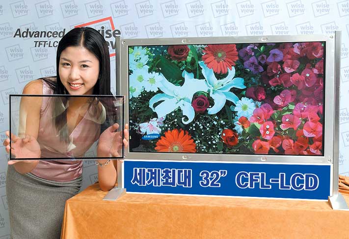 Samsung Electronics unveils color filter-free LCD TV panels