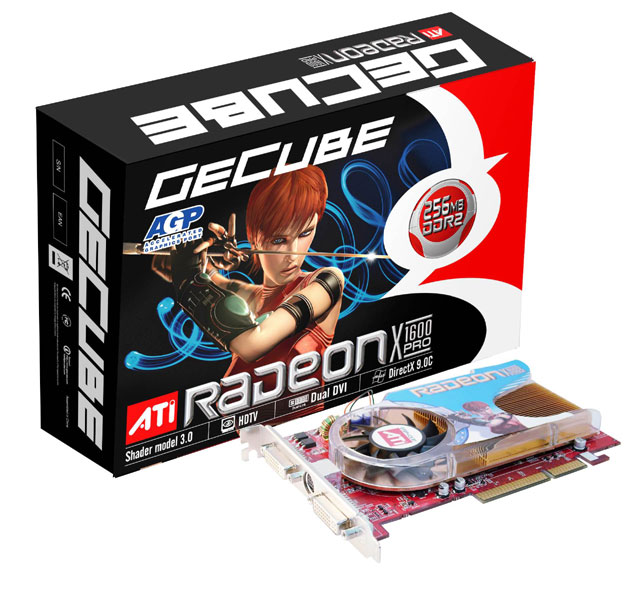 GeCube Radeon X1600 and X1300 AGP graphics cards launched