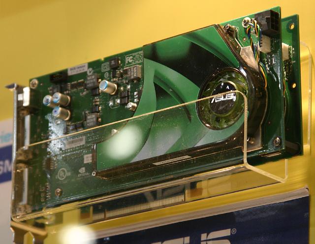 The Asustek EN7950GX2 Nvidia GeForce 7950 GX2-based graphics card