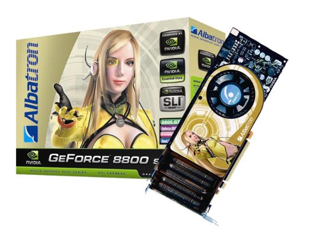 Albatron's graphics card based on the Nvidia GeForce 8800 GTX GPU