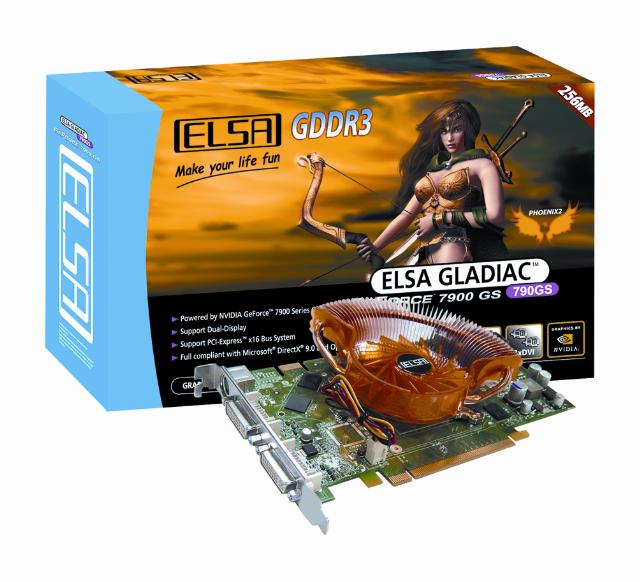 The Elsa Gladiac 790GS Phoenix2 graphics card