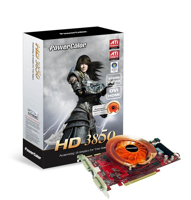 PowerColor HD 3850 graphics card