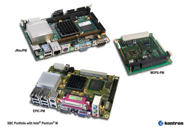 Kontron fanless single board computers