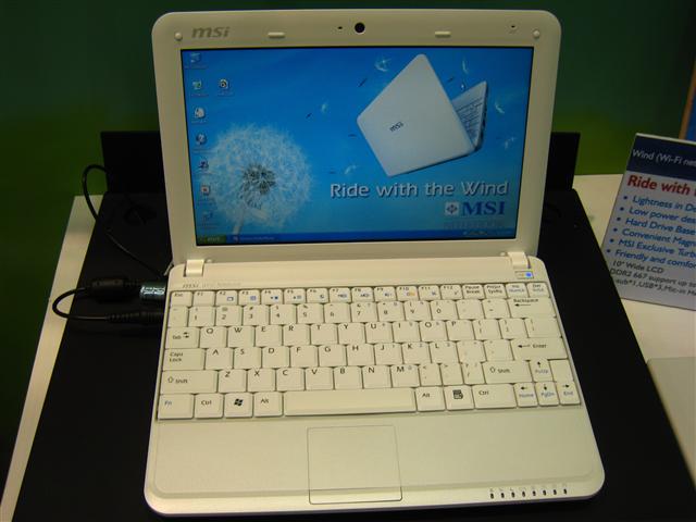 MSI 10-inch Wind Notebook