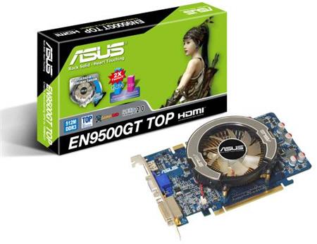 Asustek EN9500GT TOP/DI/512M graphics card