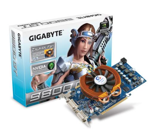 Gigabyte GeForce 9800 series graphics card