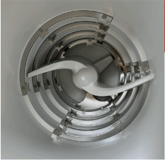 Photo: The multi-layer crusher. Credit: Food Cycle Science, the Axiom Store