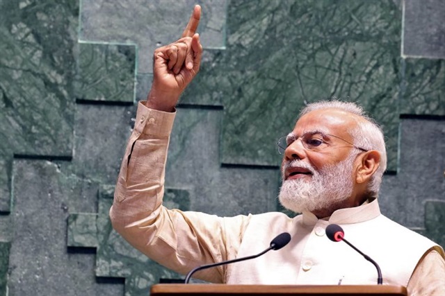 Indian Prime Minister Narendra Modi
