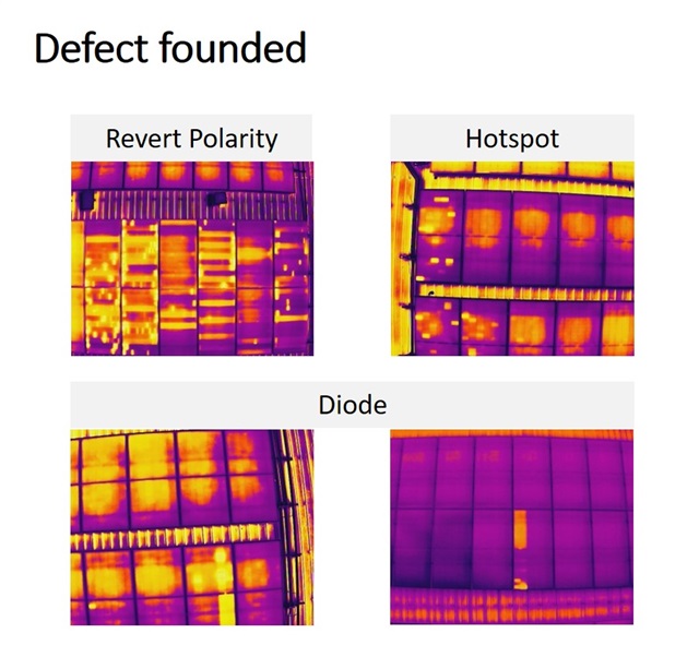 Avilon's autonomous drones for solar inspection are equipped with high-quality dual cameras, utilizing AI-trained data models to precisely detect and