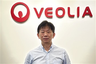 Justin Wang, Taiwan country manager. Credit: Veolia