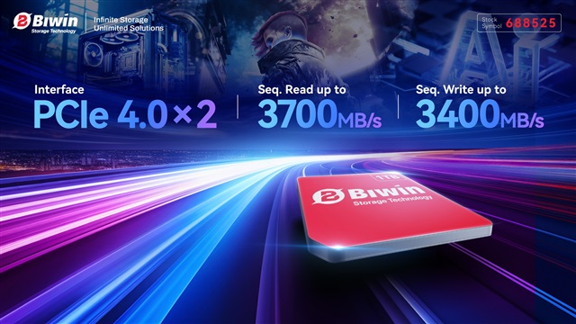 Caption: While achieving breakthroughs in miniaturization and modularity, BIWIN Mini SSD makes no sacrifices in performance. Credit: Biwin