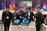 Fig 1. TOUCH Lab team from left (Aaron Benjmin Alcuitas, Vence Jumar Sasing, Dr. Aaron Raymond See, Lanz Benedict De Guzman, and Thad Ja). Credit: TCA